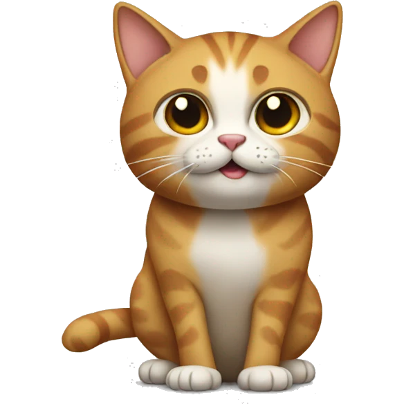 Cat with three legs emoji