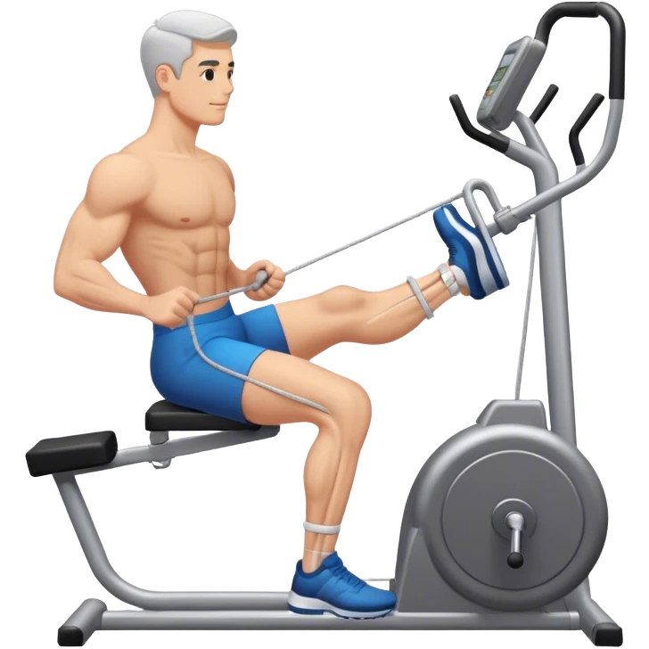 man cable-machine-leg-exercise emoji