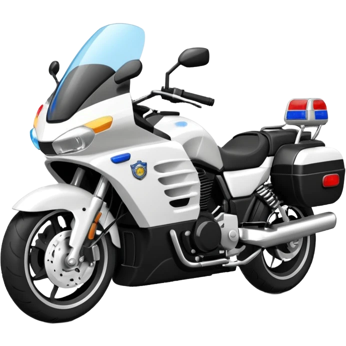 Police motorcycle emoji