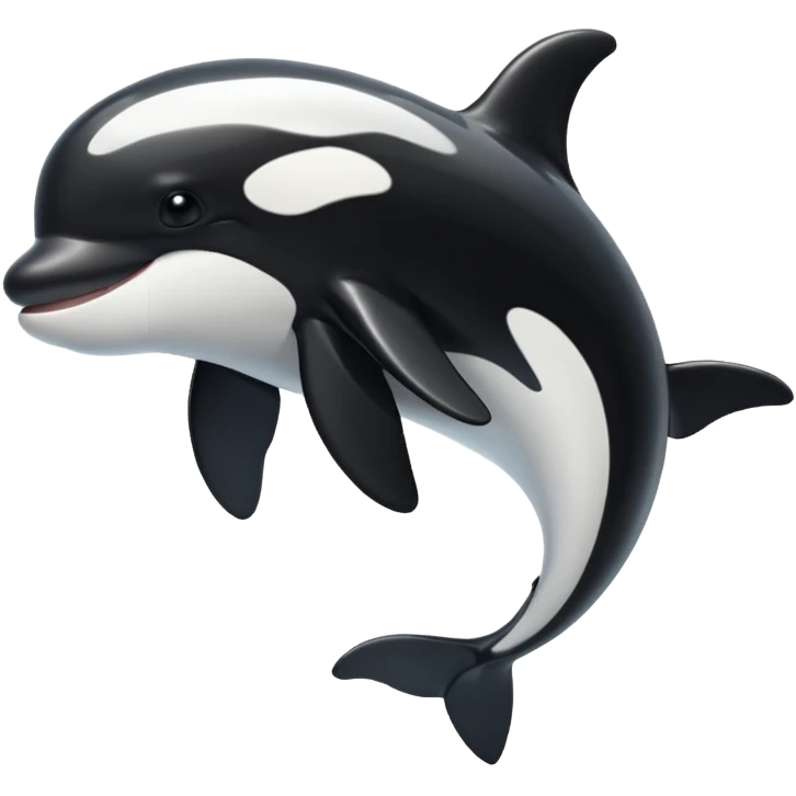 Orca without the eyes emoji