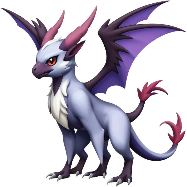 Absol-Noibat-Noivern-Hybrid (Full body) emoji