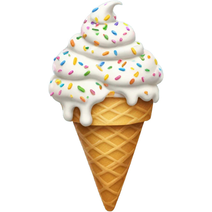 ice cream with sprinkles emoji