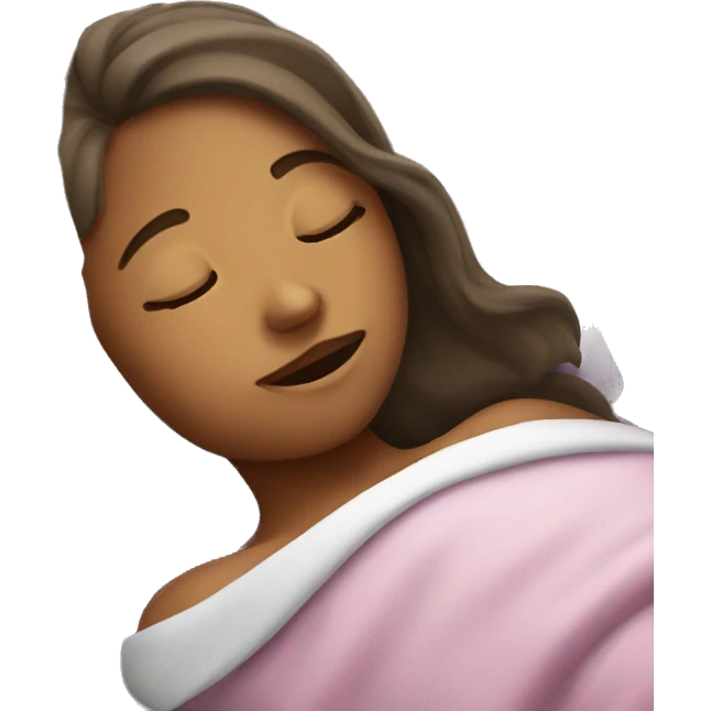 girl sleeping emoji
