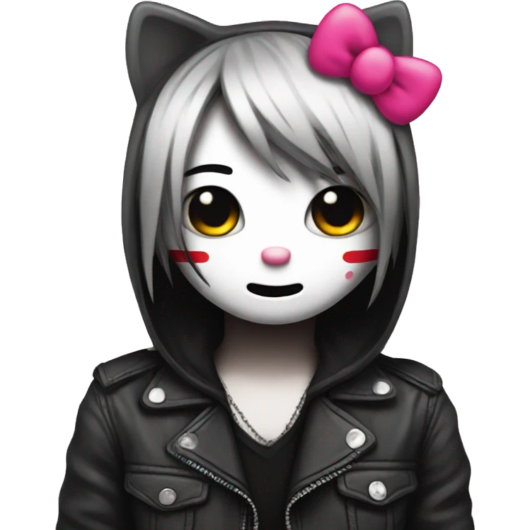 Hello kitty emo emoji