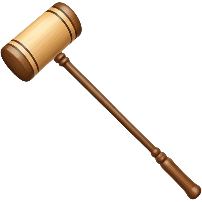Croquet mallet emoji