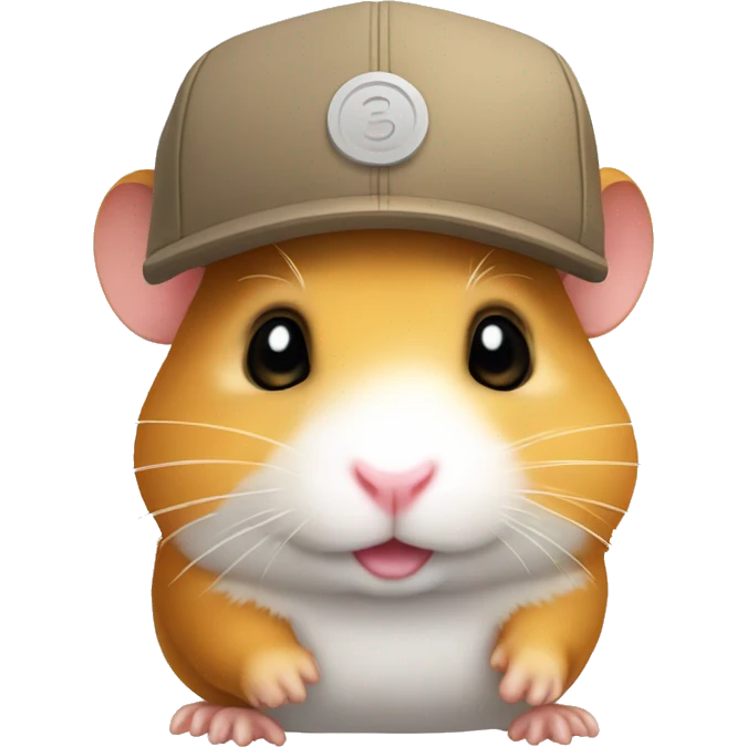 hamster in a cap emoji