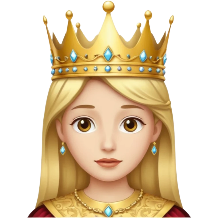 Wearing a crown emoji