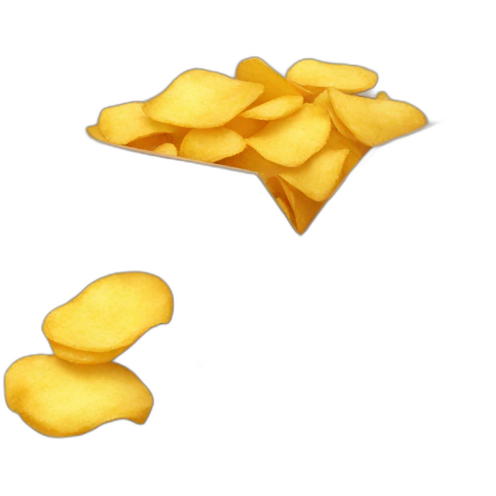 Box with potato chips and nuggets emoji