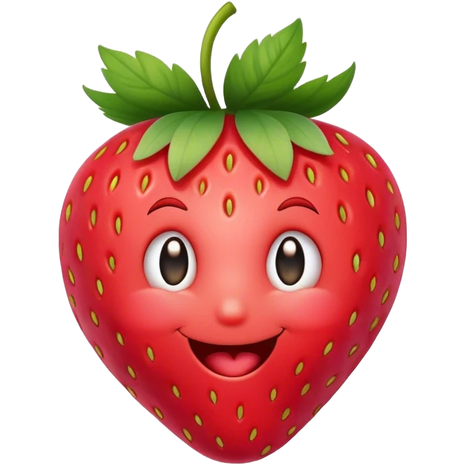 Ellie the strawberry emoji