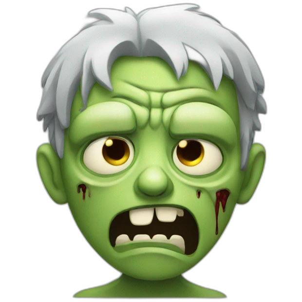 sleepy zombie emoji