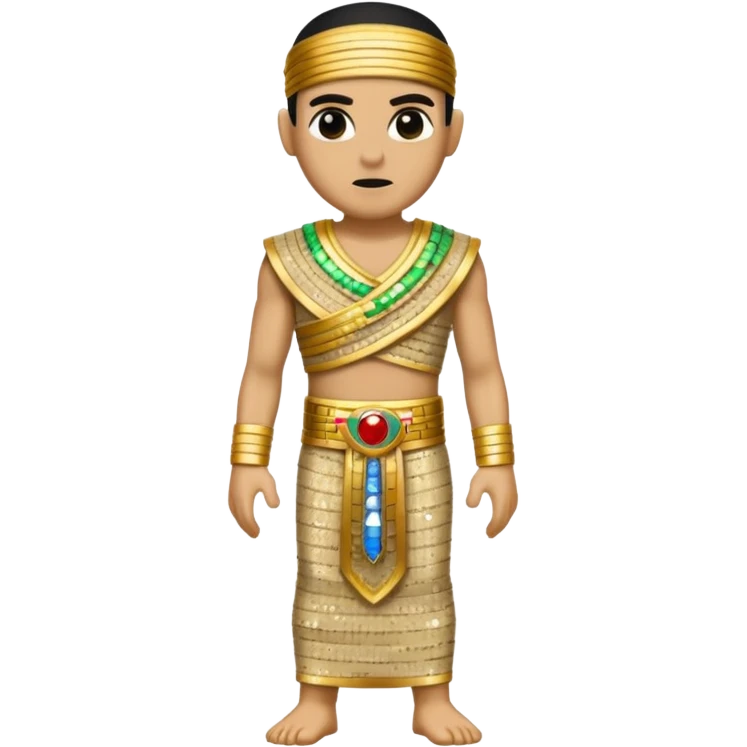 Imhotep The Mummy from Universal Monsters with beige sequin outfit emoji