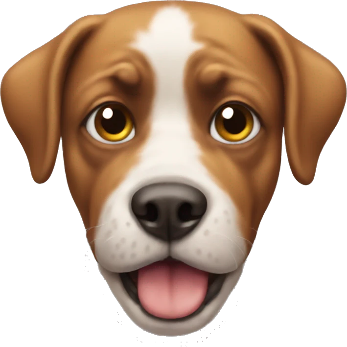 Ugly dog emoji