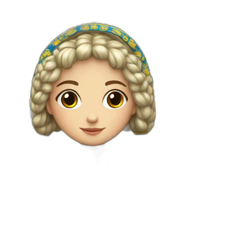 ukrainaian folk costume emoji