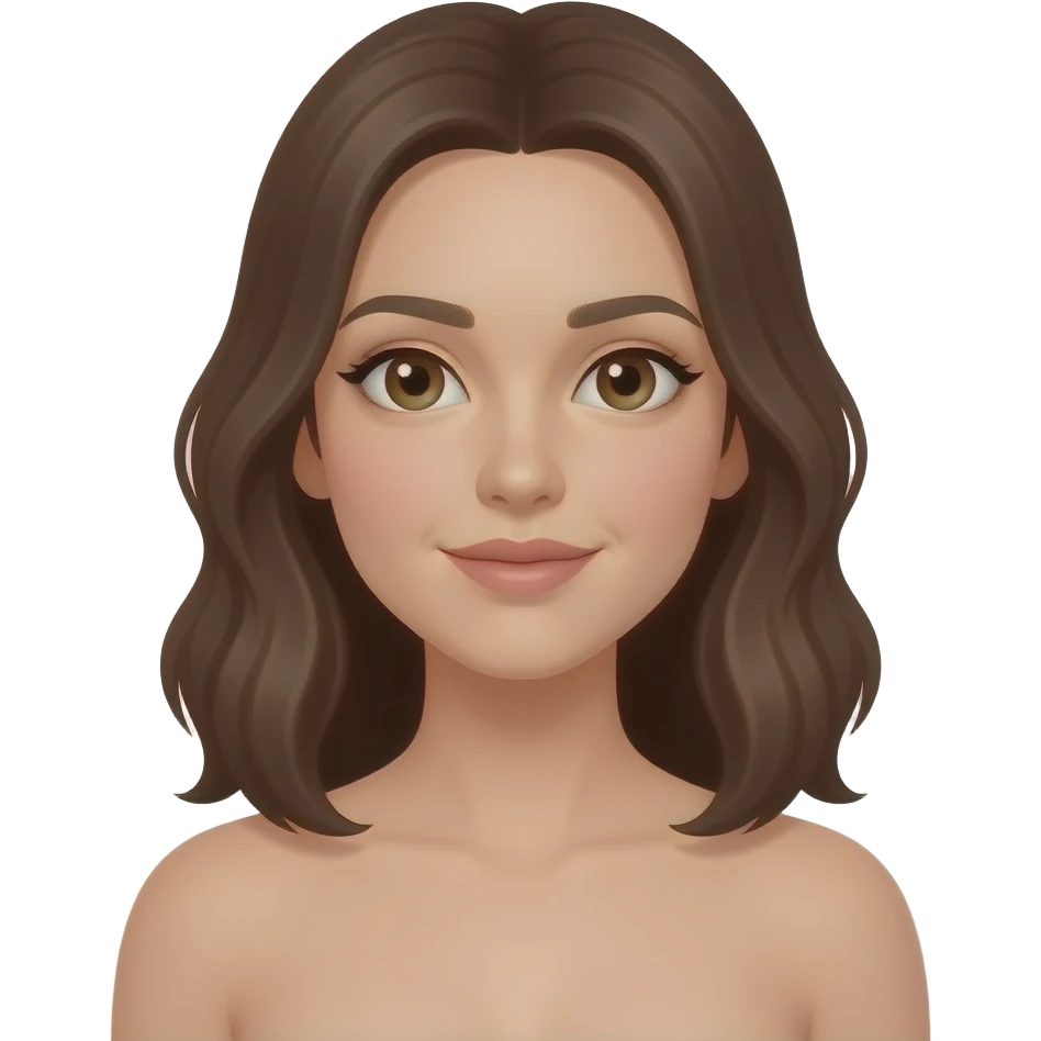 A naked woman emoji