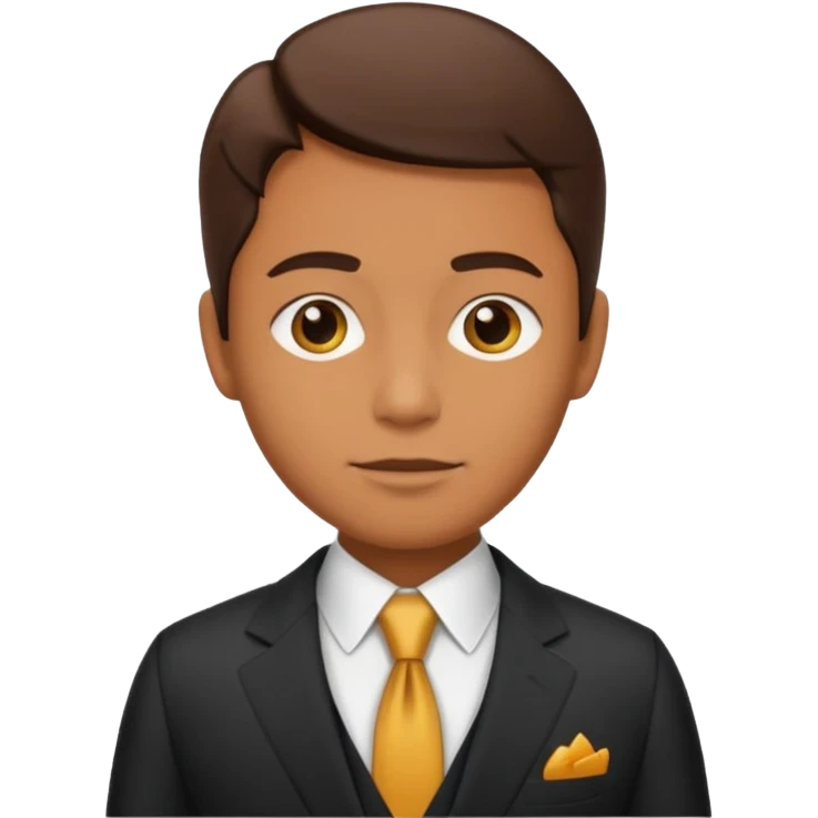 Человек в костюме с надписью Oscar emoji