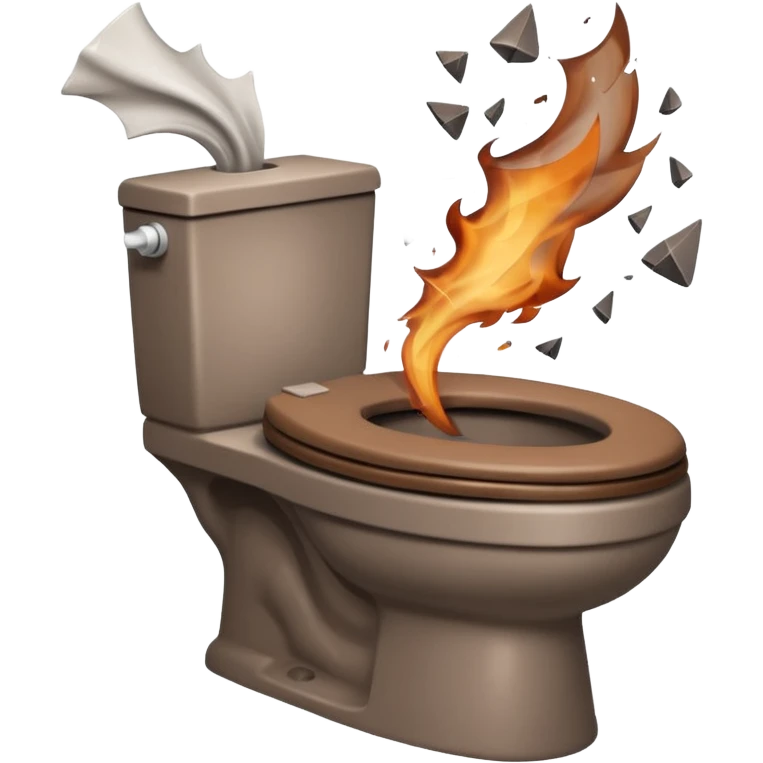 blowing up the toilet  emoji