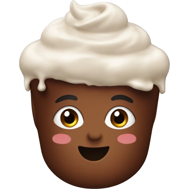 Cinamon with Cocolata cream  emoji