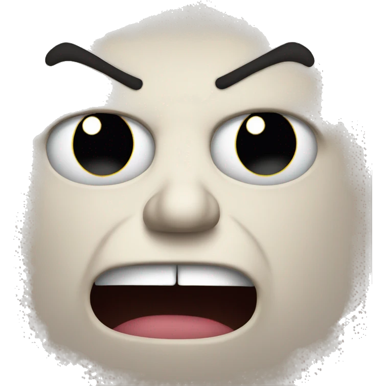 Angry Smile with No a Long nose  emoji