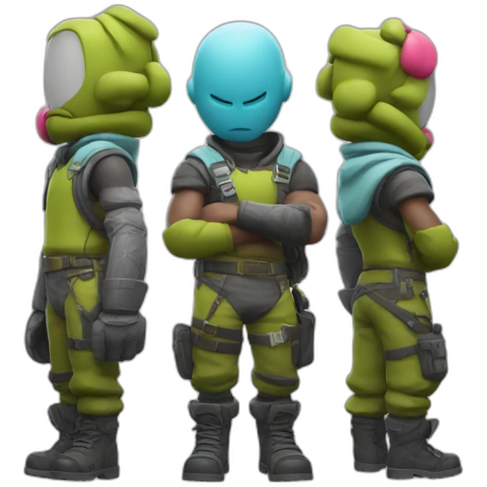 Kaws fortnite emoji