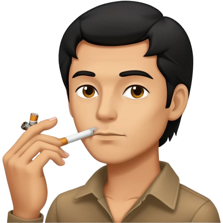 Man smoking emoji