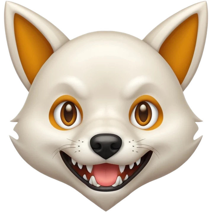 fangs, front face  emoji