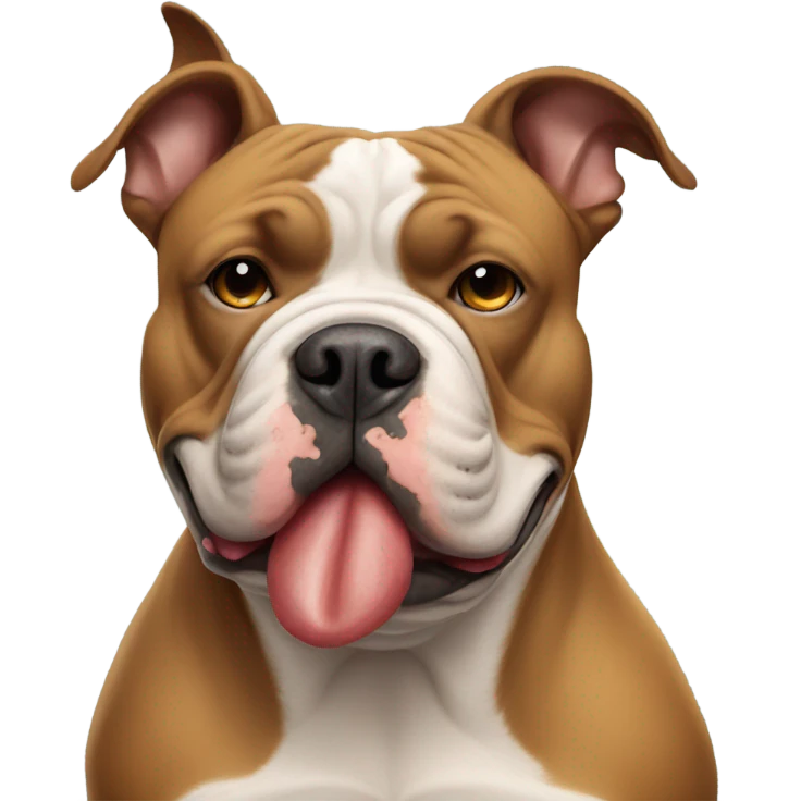 American bully smoking a cigar emoji