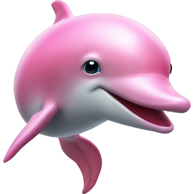 Amazon Pink River Dolphin emoji