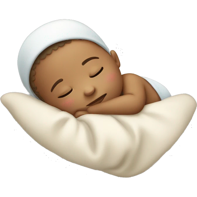 Sleeping baby boy  emoji