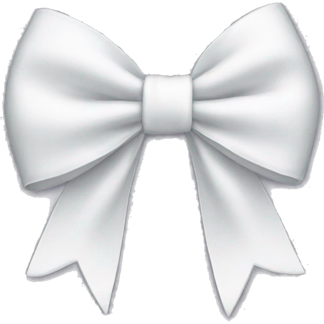 white bow emoji