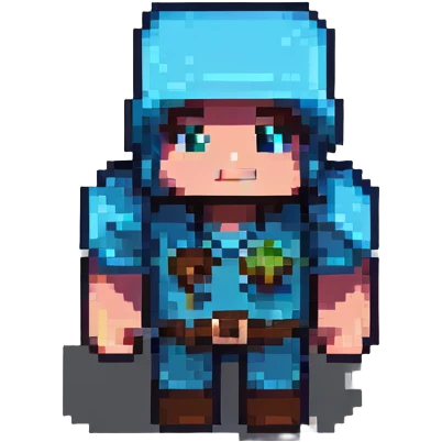 Minecraft block pixel art emoji