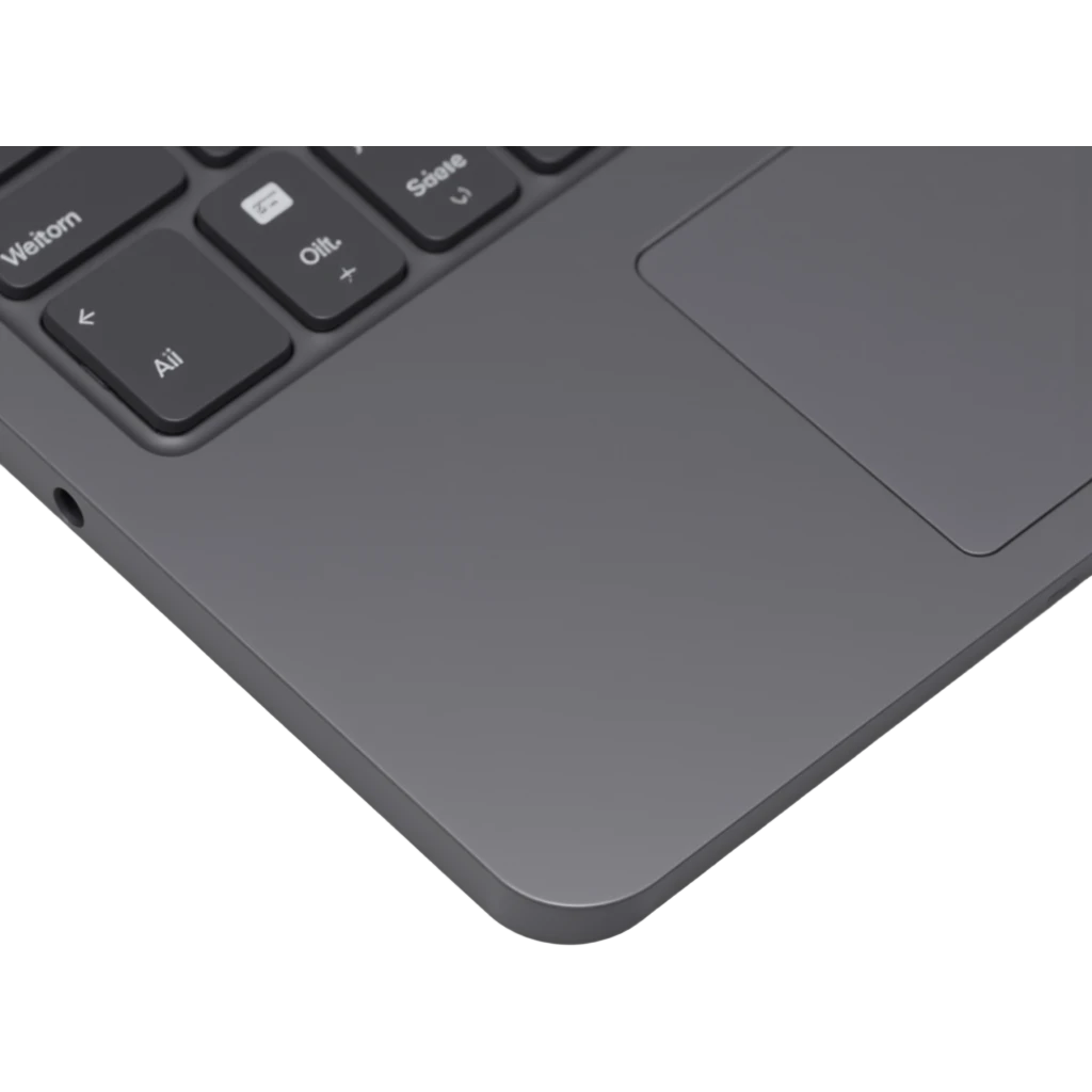 a MacBook keyboard close-up, skeuomorphism style emoji