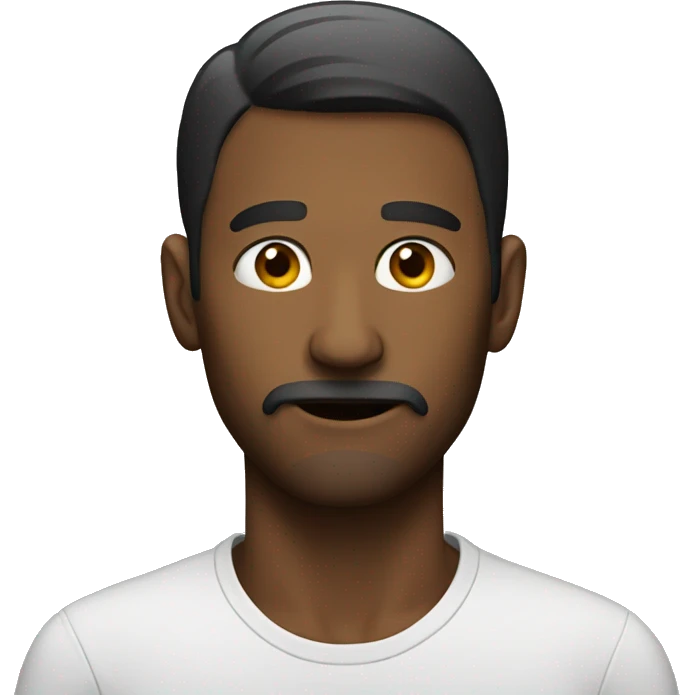 Homme inquiet  emoji