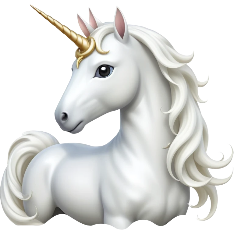 cinematic-beautiful-white-unicorn-emoji,-poised-and-regal,-with-a-slender,-ethereal-form-draped-in-a-pristine-white-color,-a-flowing-mane-and-tail,-and-a-glistening,-spiraled-horn-that-radiates-pure-light,-simplified-yet-sharp-and-majestic emoji