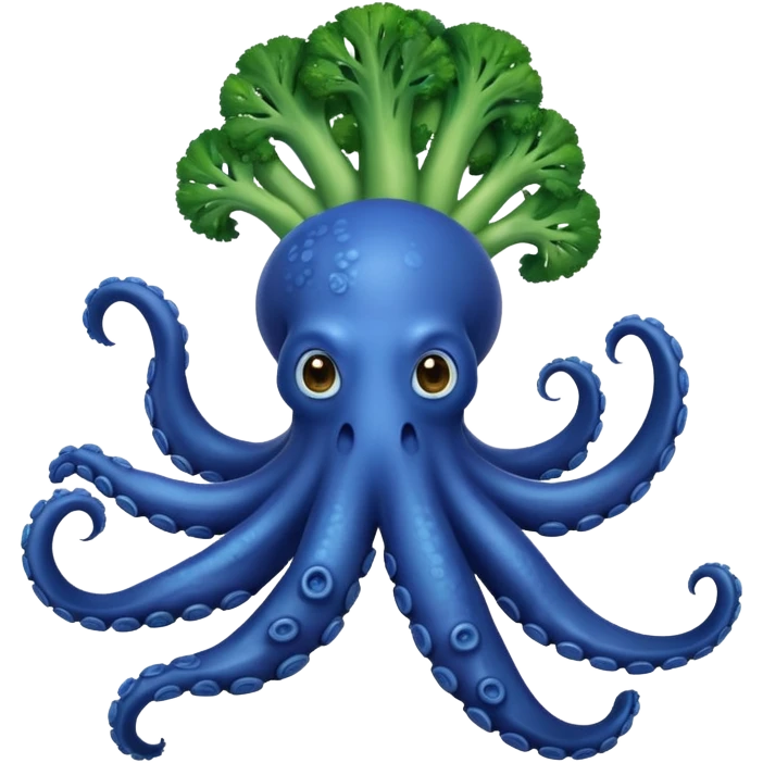 🥦🐙💙 emoji