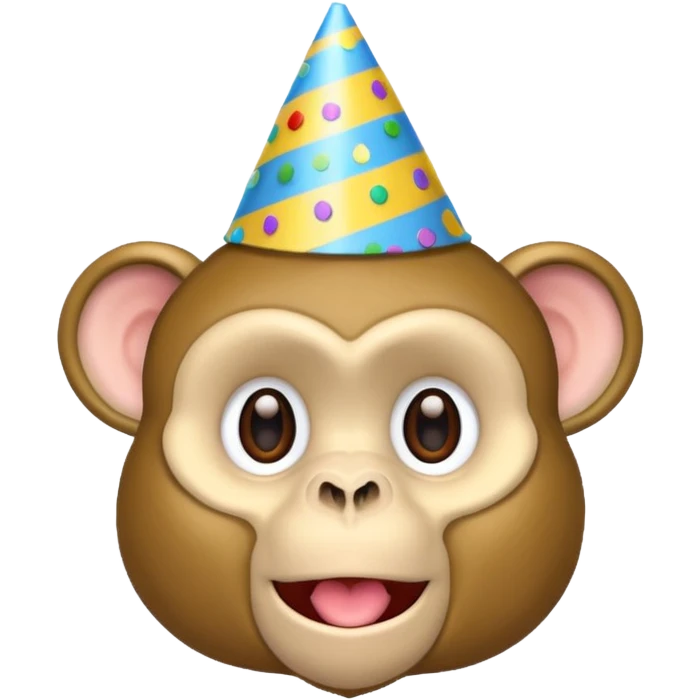 Monkey birthday emoji