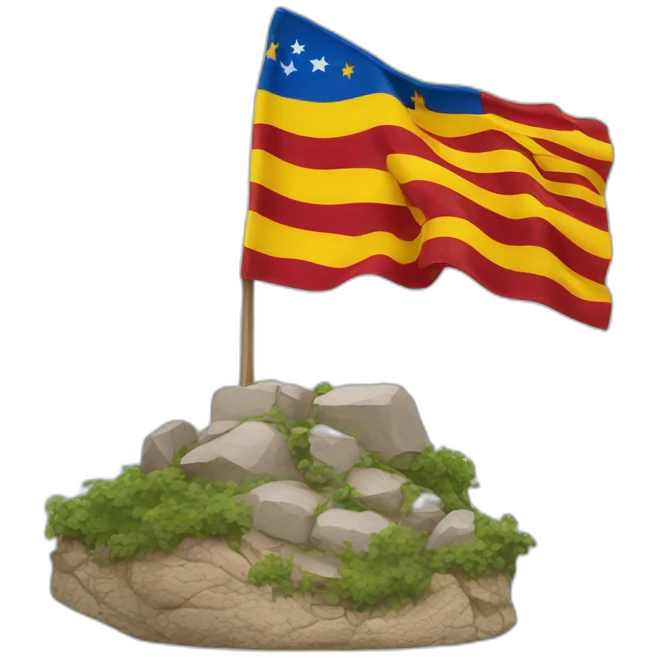 bandera catalana emoji