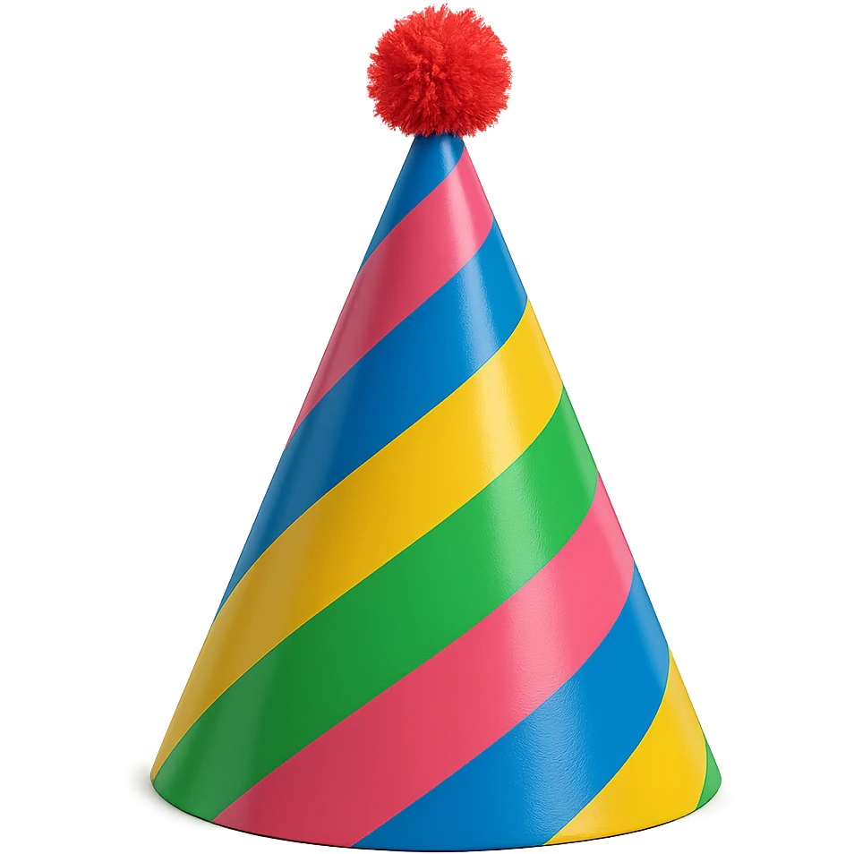 Party hat emoji