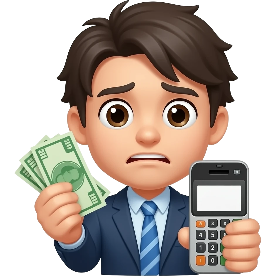 person worry pay emoji