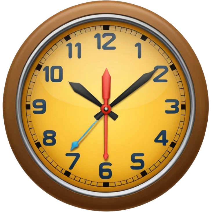 Clock it  emoji