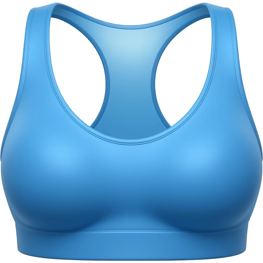 Blue pilates outfit emoji