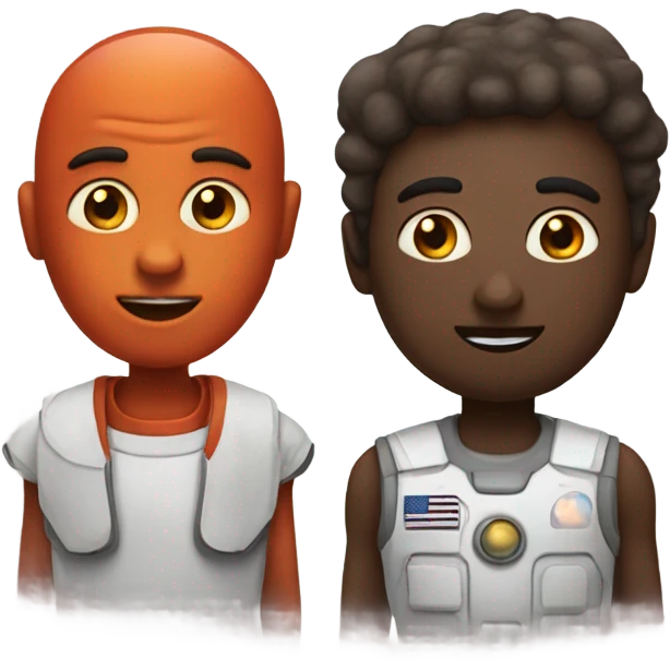 Mars and The Moon emoji
