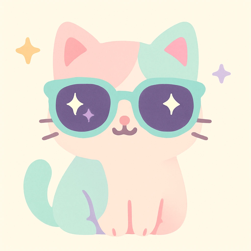 cat wearing sunglasses emoji