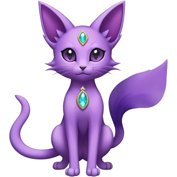 Shiny Purrloin-Espeon-Hybrid (Full body) emoji