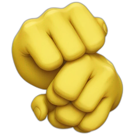 two yellow hands cracking knuckles emoji
