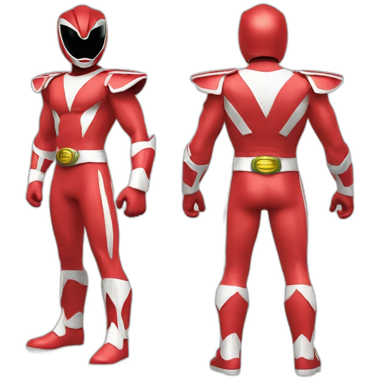 Power ranger full body emoji