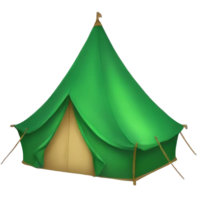 green tent emoji