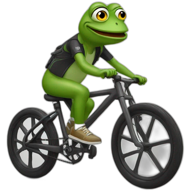 Pepe fast bike emoji