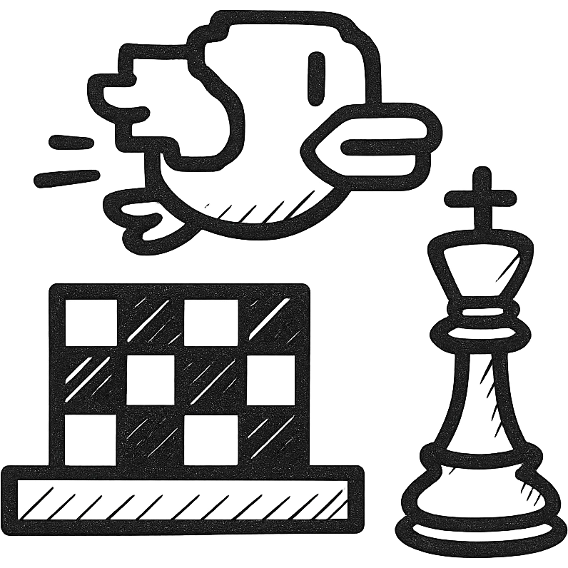 Chess flappy bird game  emoji