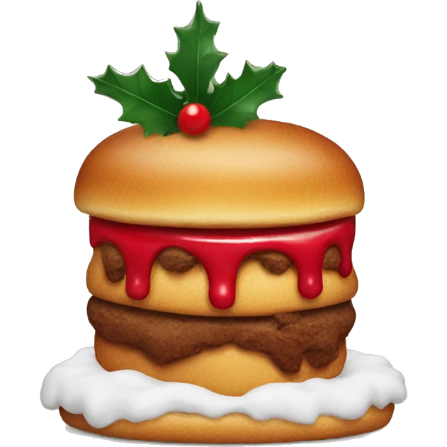 Red Christmas food  emoji