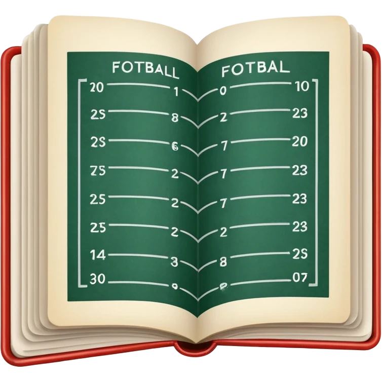 amercian football playbook  emoji
